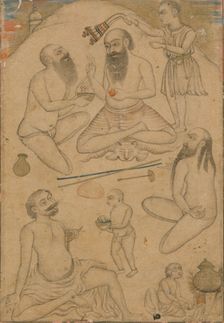 An Encampment of Yogis, ca. 1660. Creator: Unknown
