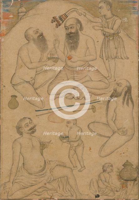 An Encampment of Yogis, ca. 1660. Creator: Unknown.