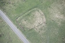 An enclosed settlement, or homestead, earthwork on Ray Fell, Northumberland, 2016. Creator: Dave MacLeod