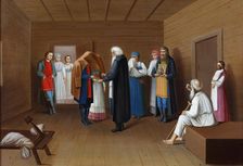 An engagement, Mid of the 19th century