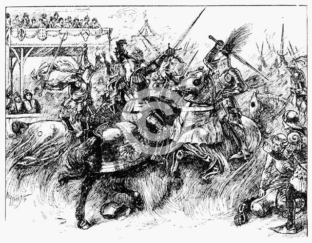 An English tournament, 1909. Artist: Unknown