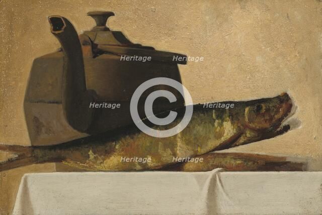 An English Breakfast, c. 1890s. Creator: John Frederick Peto.