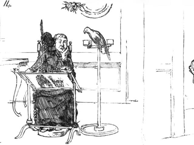 An English Christmas in Paris, drawn by A. Forestier, 1883.  Creator: Unknown.