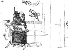 An English Christmas in Paris, drawn by A. Forestier, 1883. Creator: Unknown