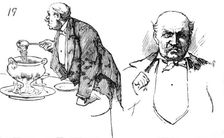 An English Christmas in Paris, drawn by A. Forestier, 1883. Creator: Unknown