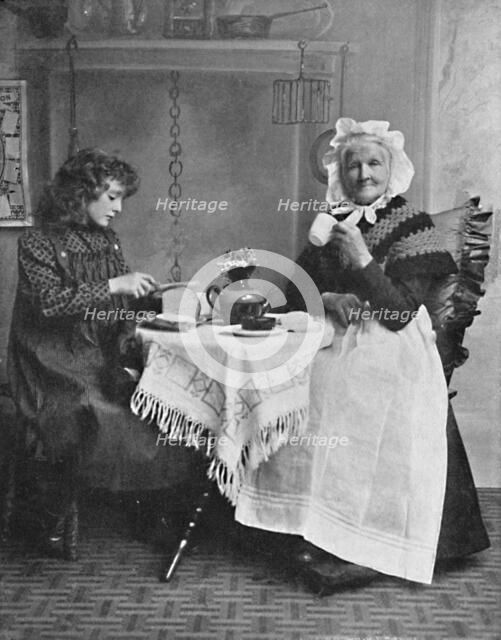 An English cottage scene, 1912. Artist: Unknown.