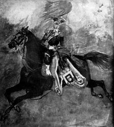 An English Officer 19th century, (1930).Artist: Constantin Guys
