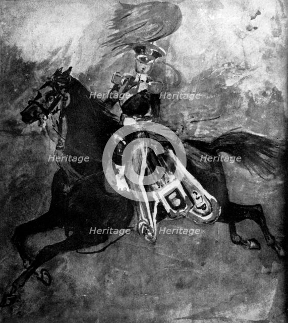 'An English Officer', 19th century, (1930).Artist: Constantin Guys