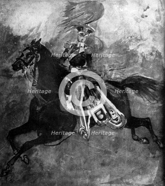 'An English Officer', 19th century, (1930).Artist: Constantin Guys