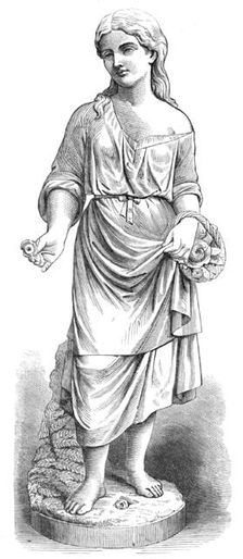 "An English Rose," by G. Halse, 1872. Creator: Unknown