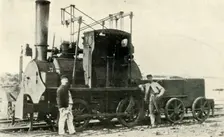 An Early Colliery Locomotive c1930. Creator: Unknown