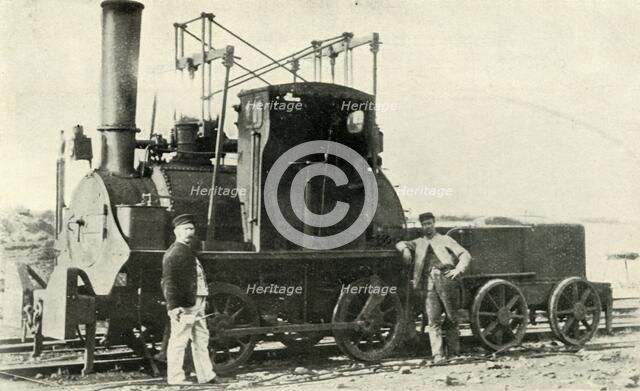 'An Early Colliery Locomotive', c1930. Creator: Unknown.