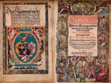 An Early Autograph Album: A Hauspostill from the works of Martin Luther c1550