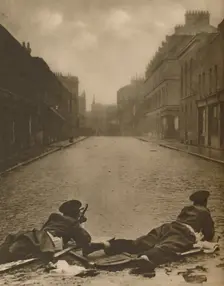 An East End Episode: Scots Guards on Action at Sydney Street in 1911 (c1935). Creator: Unknown