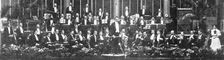 An Eastbourne attraction at the White City: the Duke of Devonshire's orchestra, 1909. Creator: Unknown