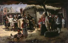 An Easter Prayer 1887-1888. Creator: Makovsky, Vladimir Yegorovich (1846-1920)