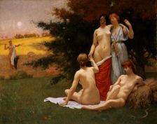 An Eclogue, 1890. Creator: Kenyon Cox