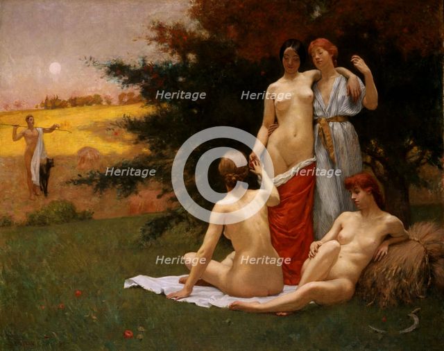 An Eclogue, 1890. Creator: Kenyon Cox.