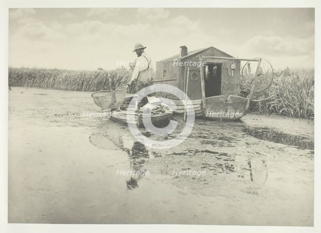 An Eel-Catcher's Home, 1886. Creator: Peter Henry Emerson.