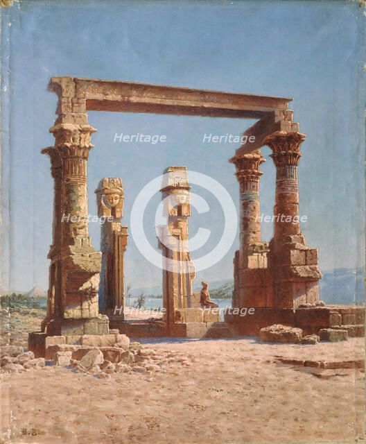 An Egypt Temple Ruin. Artist: Vereshchagin, Vasili Vasilyevich (1842-1904)