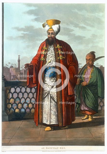 An Egyptian bey, 1802. Creator: Thomas Milton.