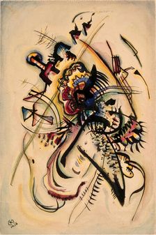 An eine Stimme (With One Voice) , 1916. Creator: Kandinsky, Wassily Vasilyevich (1866-1944)