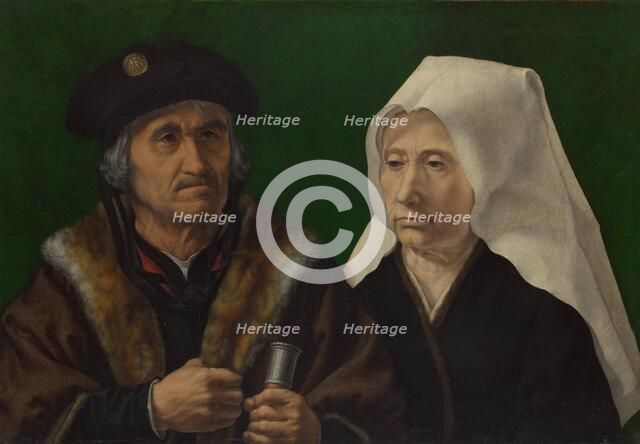 An Elderly Couple, c. 1520. Artist: Gossaert, Jan (ca. 1478-1532)
