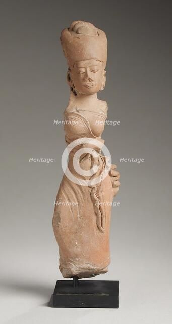 An Elegant Woman, 14th-early 16th century. Creator: Unknown.