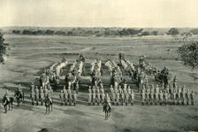 An Elephant Battery, "Camp of Exercise", Rawal Pindi c1890, (1901). Creator: Raja Deen Dayal & Sons