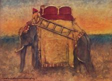 An Elephant of Central India 1903. Artist: Mortimer L Menpes