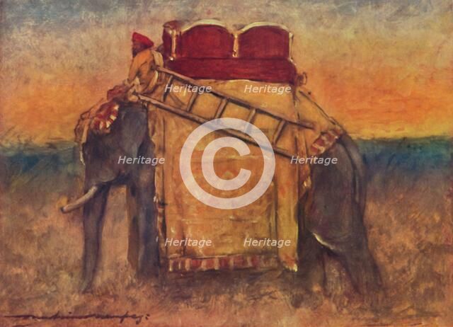 'An Elephant of Central India', 1903. Artist: Mortimer L Menpes.