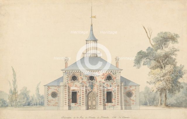 An Elevation for the Projected Mill at Méréville, n.d.. Creator: Francois Joseph Belanger.
