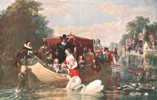 An Episode in the Happier Days of Charles I 1853, (c1902). Creator: Unknown