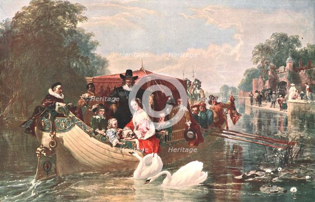 'An Episode in the Happier Days of Charles I', 1853, (c1902). Creator: Unknown.
