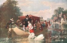 An Episode in the Happier Days of Charles I 1853, (c1902). Creator: Unknown