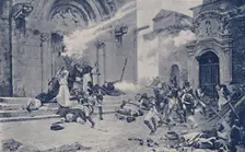 An Episode of the Siege of Saragossa c1808-1809, (1896)