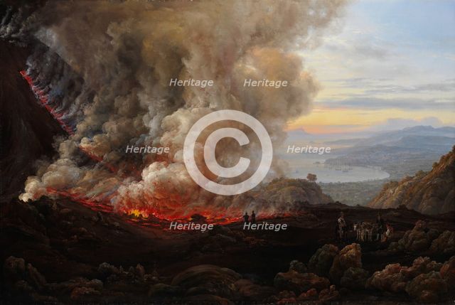 An Eruption of Vesuvius, 1824. Creator: Johan Christian Dahl.