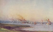 An Estuary 1910. Artist: WL Wythe