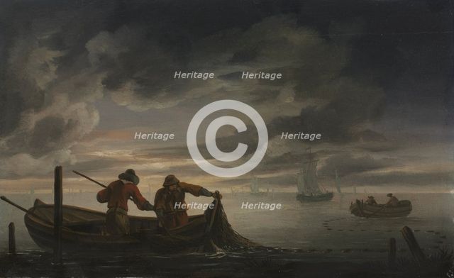 An Estuary Scene with Fisherman, second quarter of 1600s. Creator: Rafel Govertsz. Camphuysen (Dutch, 1597/98-1657), attributed to.