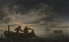 An Estuary Scene with Fisherman, second quarter of 1600s. Creator: Rafel Govertsz. Camphuysen (Dutch, 1597/98-1657), attributed to