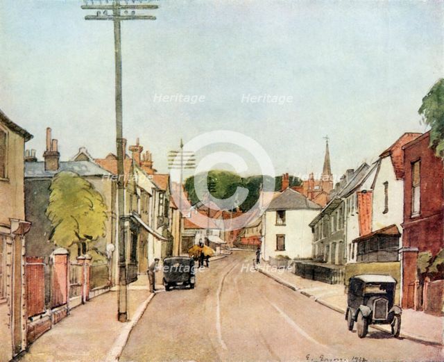 'An Essex Village: Ongar High Street', 1943. Creator: E. Eason.