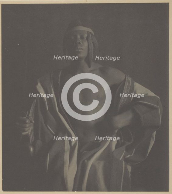 An Ethiopian Chief, 1897, printed c. 1902. Creator: Fred Holland Day.