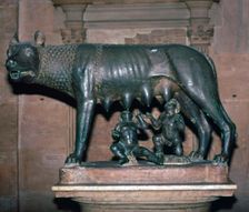 An Etruscan statue, The Capitoline Wolf