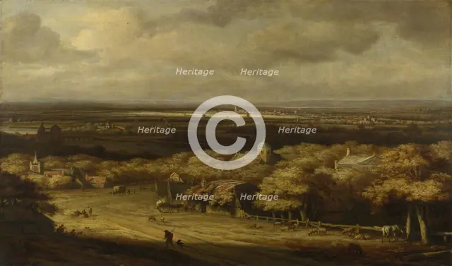 An Extensive Landscape, c. 1670. Artist: Koninck, Philips de (1619-1688)