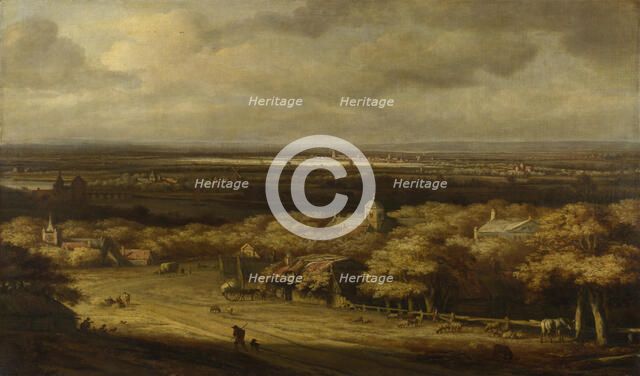 An Extensive Landscape, c. 1670. Artist: Koninck, Philips de (1619-1688)
