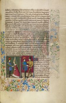 An Exchange of Letters between Euryalus and Lucretia, about 1460-1470. Creator: Unknown