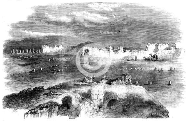 An Excursion from Tunis to Zowan - Ruins of Oudinah, fifteeen miles south of Tunis, 1858. Creator: Unknown.