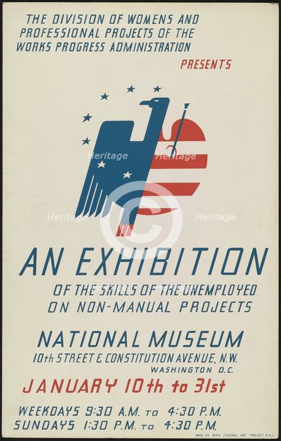 An Exhibition, [193-]. Creator: Unknown.