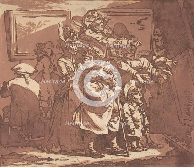 An Exhibition, January 29, 1776., January 29, 1776. Creator: Philip James de Loutherbourg.