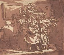 An Exhibition, January 29, 1776., January 29, 1776. Creator: Philip James de Loutherbourg